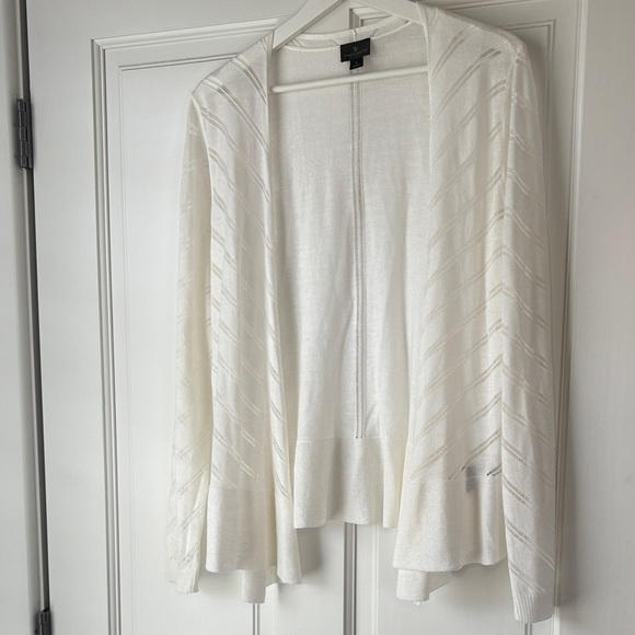 Worthington Sweaters - Y2K Worthington White Cream Women's Cardigan size large flowy